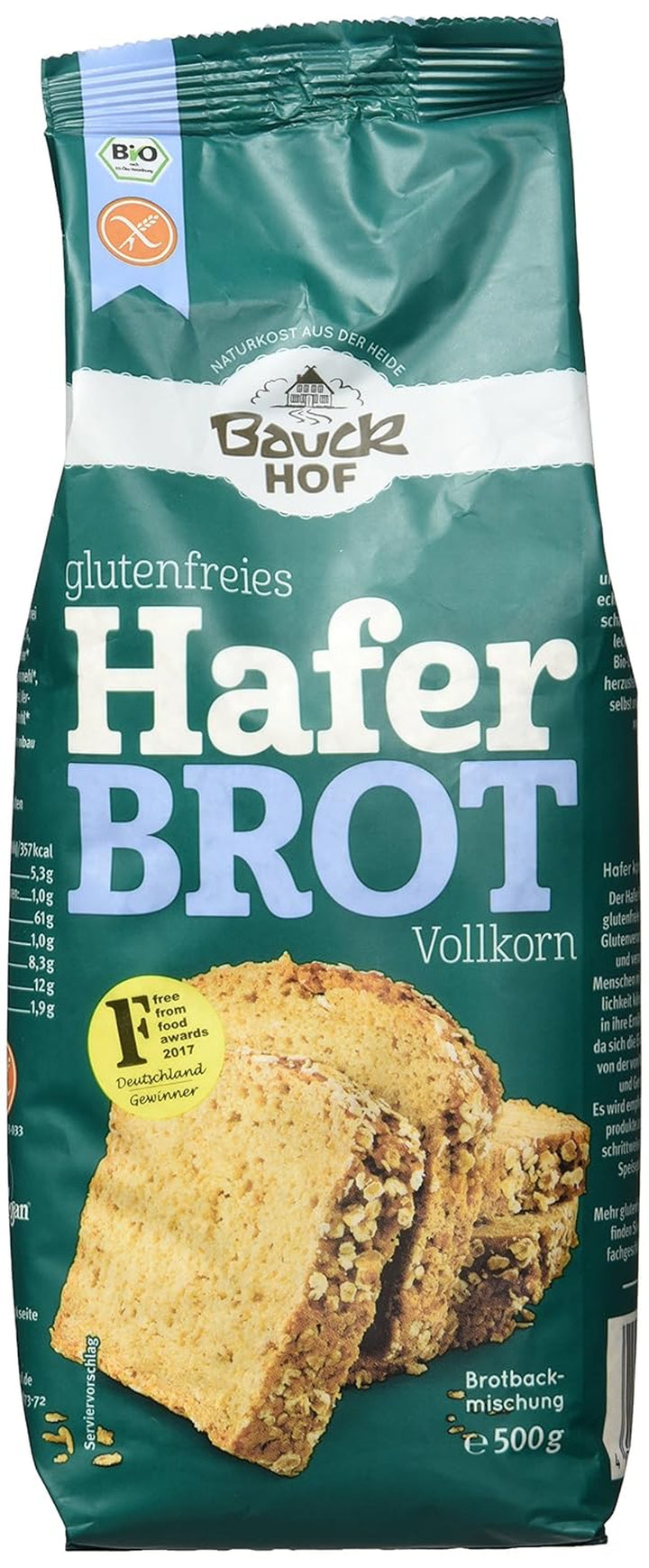 Bio Haferbrot Brotbackmischung, 500 G