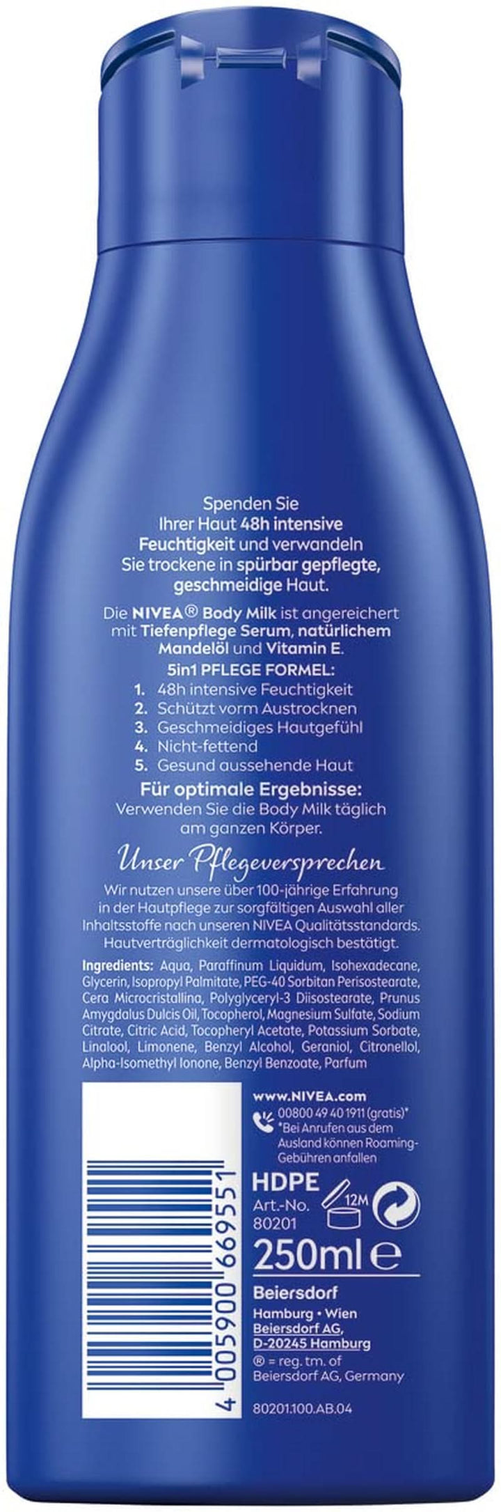 NIVEA Rich Body Milk, 250 ml