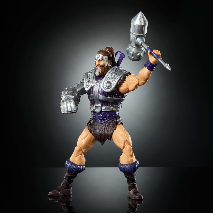 Masters of the Universe Masterverse Action Figure Aprox. 18 Cm, New Eternia Fisto, MOTU Toy Hero With Iron Fist, 30 Movement Points, JBP76, [Multicolor]