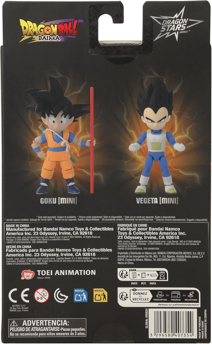 BANDAI - Dragon Ball Daima Kid Goku - Figură Dragon Star 17 cm - Figură Kid Goku cu accesorii - Licență oficială Dragon Ball - Figură mini Goku mobilă - Jucărie de la 4 ani - 40735