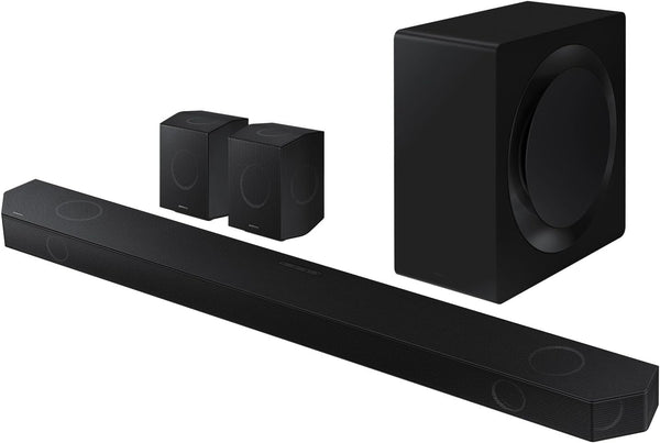Samsung Soundbar HW-Q990D/ZF - Dolby Atmos Wireless, Q-Symphony, 11.1.4 Kanäle, Spacefit Sound Pro Und Kompatibel Mit Sprachassistenten