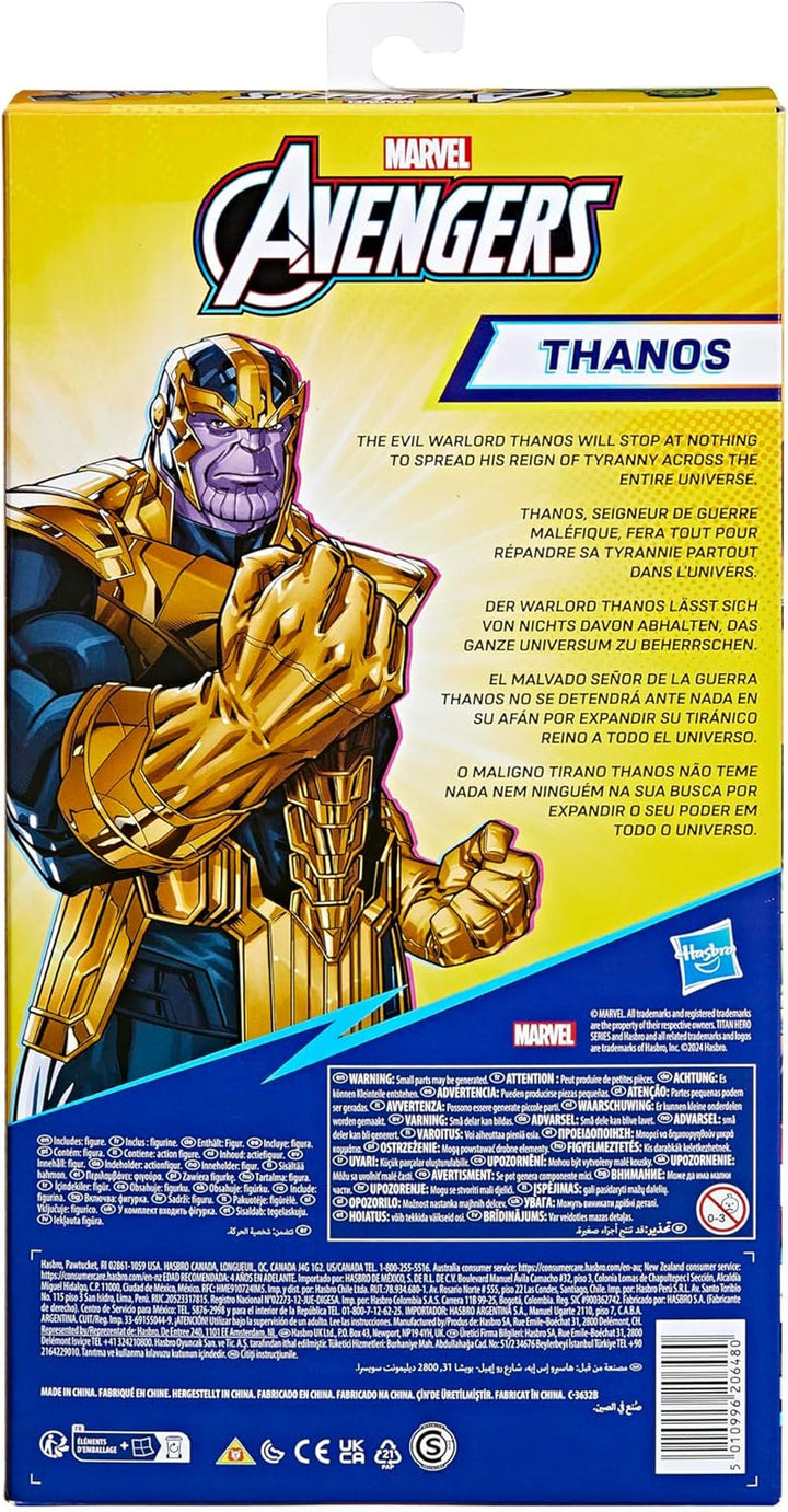 Marvel Avengers Titan Hero Series Deluxe Thanos figurină de acțiune, maro