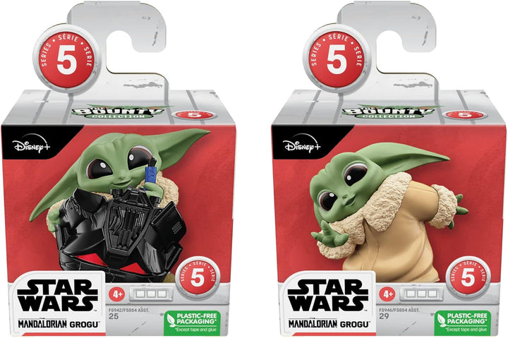 Star Wars Hasbro the Bounty Collection Series 5, figuri Grogu 2-pack, joc cu cască, joc peek-a-boo, jucărie pentru copii cu vârsta de peste 4 ani, 5.5 cm, Multi, F5941