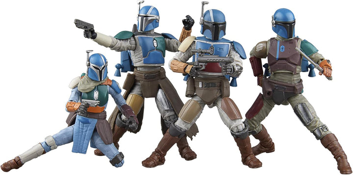 Star Wars Colecția Vintage Mandalorian Shriek-Hawk, 4-Pack Mandalorian, Scala 9.5 Cm
