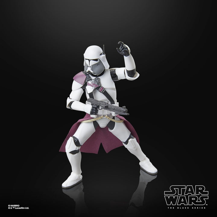 Star Wars seria neagră Clone Commander Bacara, Star Wars: Ahsoka Premium figurină de colecție (15 cm)