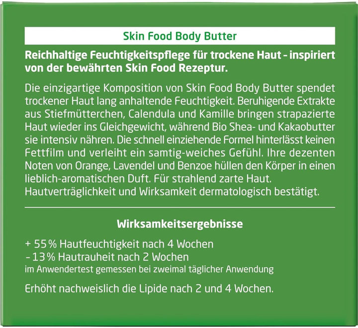 WELEDA Organic Skin Food Body Butter, Cremă unisex de îngrijire a corpului pentru îngrijirea pielii uscate și aspre, 150 ml