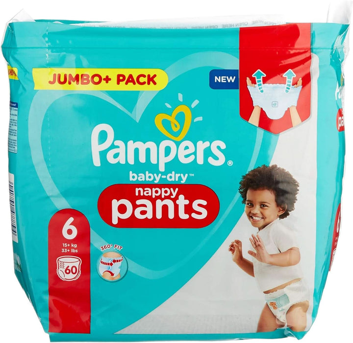 Pampers 81714245 Baby-Dry Pants Windelhose, Weiß