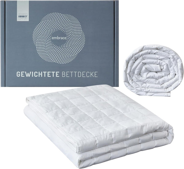 Degrees of Comfort Gewichtsdecke 135X200Cm 7Kg, anti Stress Therapiedecke Aus 100% Baumwolle, Schwere Decke Beschwerte Decke FÃ¼r Erwachsene Kann Den Schlaf Verbessern Und Stress Abbauen