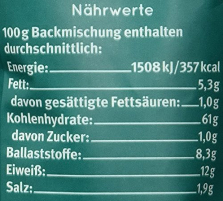 Bio Haferbrot Brotbackmischung, 500 G