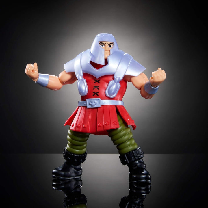 Masters of the Universe Origins Action Figure Ram Man din colecția de desene animate, Aprox. 14 cm înălțime, MOTU Ram Figure din anii 1980 TV, Design detaliat și accesorii, JBM77
