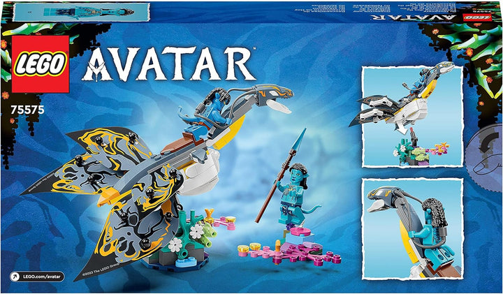 LEGO Avatar Descoperirea lui Ilu, Calea Apei Jucărie construibilă cu figură subacvatică, Pandora Set de colecție pentru copii și fani ai filmelor de la 8 ani în sus 75575