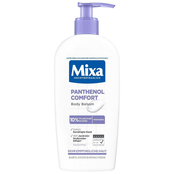 Loțiune de corp Mixa Panthenol, balsam pentru ameliorarea mâncărimilor și calmant, 250 ml