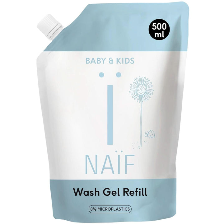 Naïf Pflegendes Waschgel - Für Baby Und Kinder - Babypflege Duschgel Für Empfindliche Haut - Inhaltsstoffe Auf Natürlicher Basis - 100% Vegan - 200 Ml