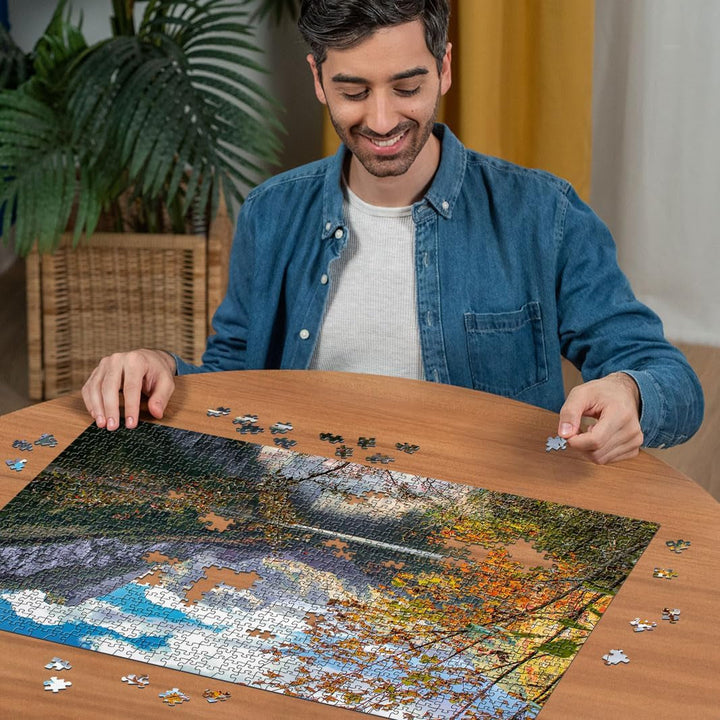 Ravensburger Puzzle 12000834 - Vorderer Gosausee - puzzle jigsaw de 1000 de piese pentru adulți cu vârsta peste 14 ani