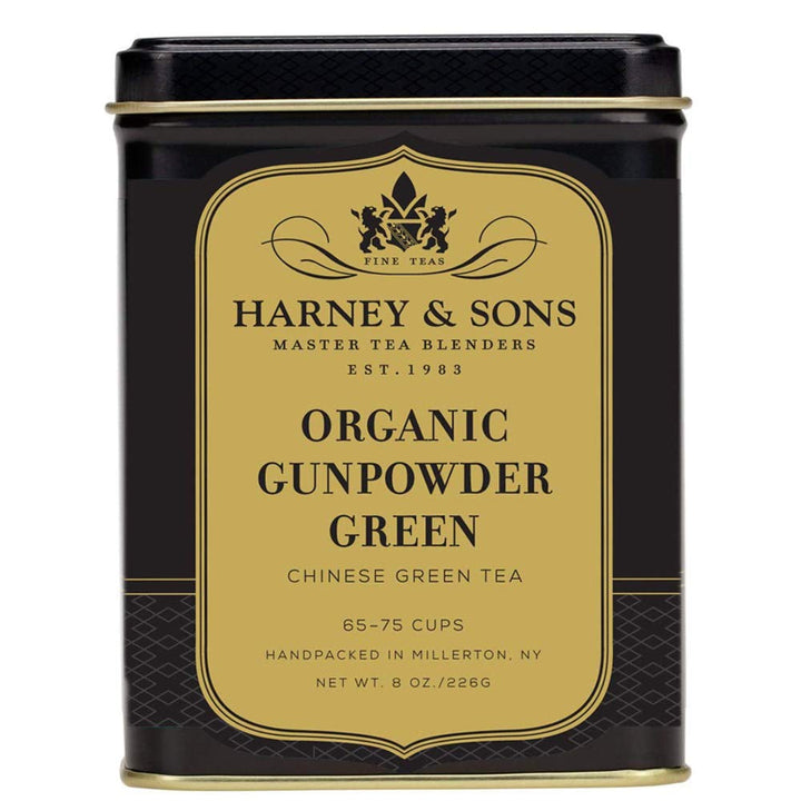 Organic Gunpowder Green, Loose Leaf 8 Ounce Tin Tea USA Naty Shop