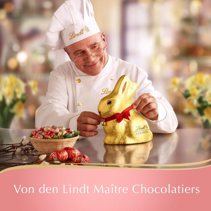 Lindt Schokolade Vegan Haselnuss Eier | 90 G Beutel | Kakaoerzeugnis Aus Hafermehl Gefüllt Mit Haselnuss-Creme | Oster Schokolade | Ostereier | Vegane Schokoeier