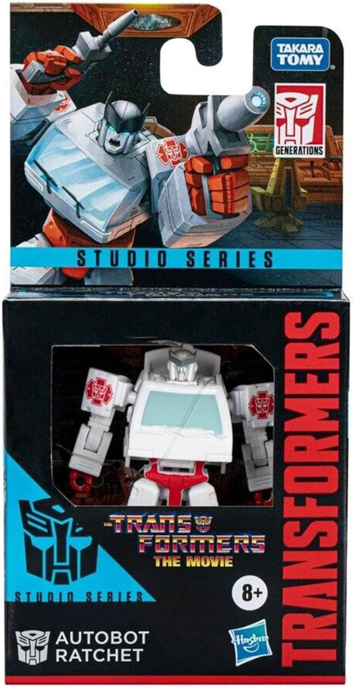 Transformers Studio Series Core-Class Autobot Ratchet Figura Battle For Cybertron, 8.5cm, F3143, Multi