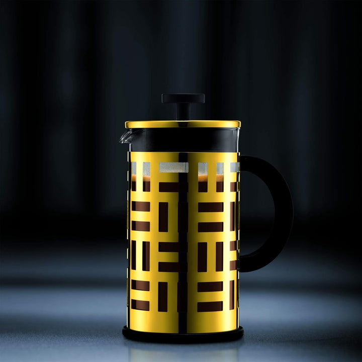 Bodum EILEEN Cafetieră (sistem French Press, filtru permanent din oțel inoxidabil, 1,0 litri) cupru, cupru