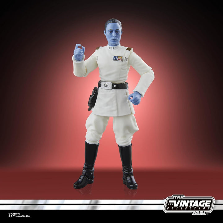 Star Wars Colecția Vintage Grand Admiral Thrawn, Star Wars: Ahsoka Figura de acțiune de colecționat (scară de 9,5 cm)