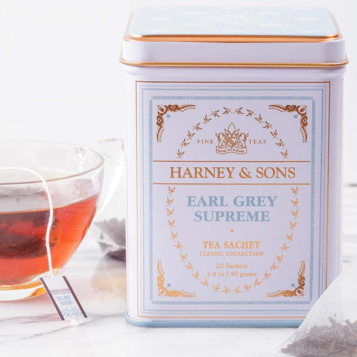 Earl Grey Supreme, Black Tea, 20 Sachets Tea USA Naty Shop