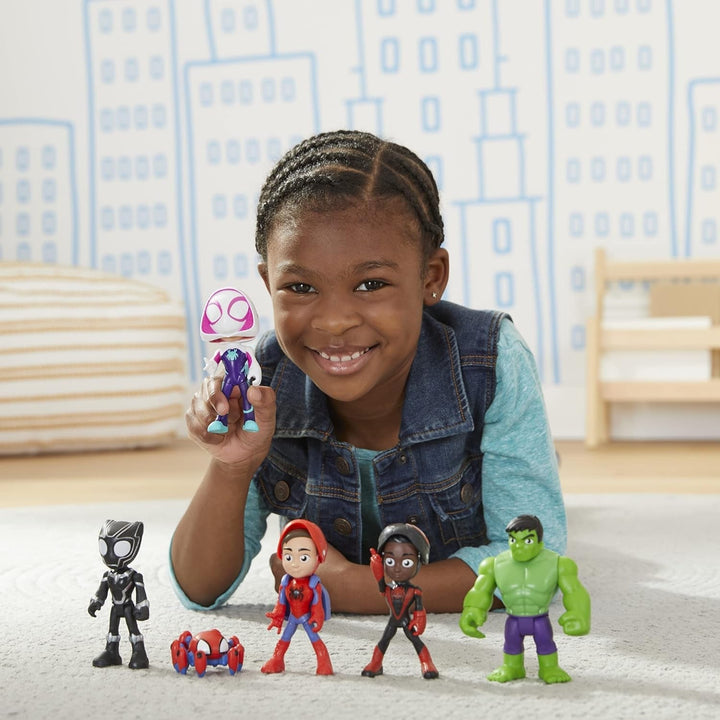 Hasbro Spidey and His Amazing Friends Masked Heroes Multipack, figuri de acțiune înalte de 10 cm, pentru copii cu vârsta peste 3 ani F1486 Action figures Naty Shop