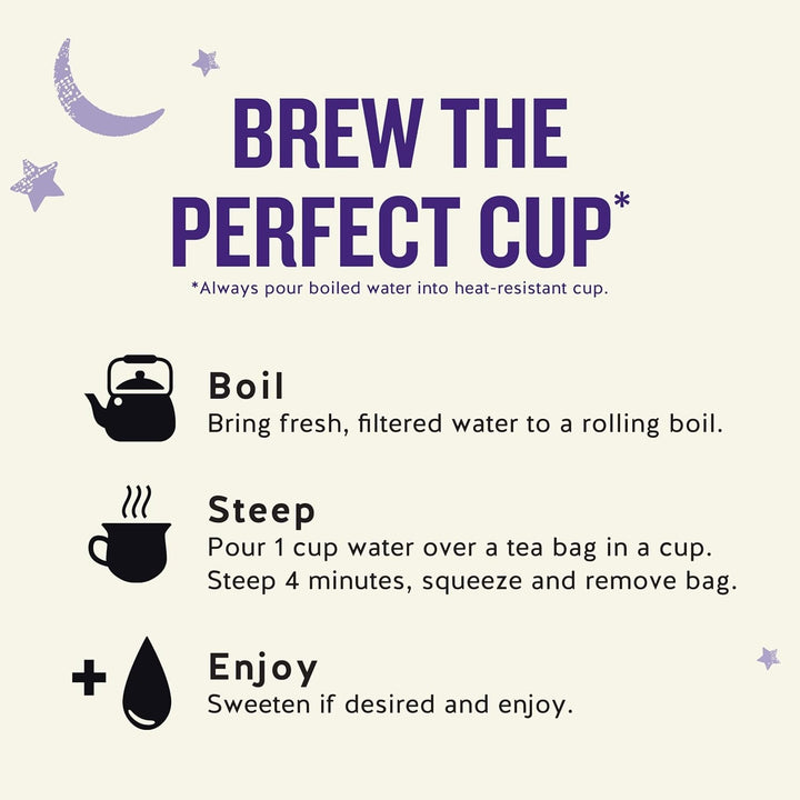 Sleepytime Wellness Tea plus Melatonin, Caffeine Free, 18 Tea Bags Box Tea USA Naty Shop