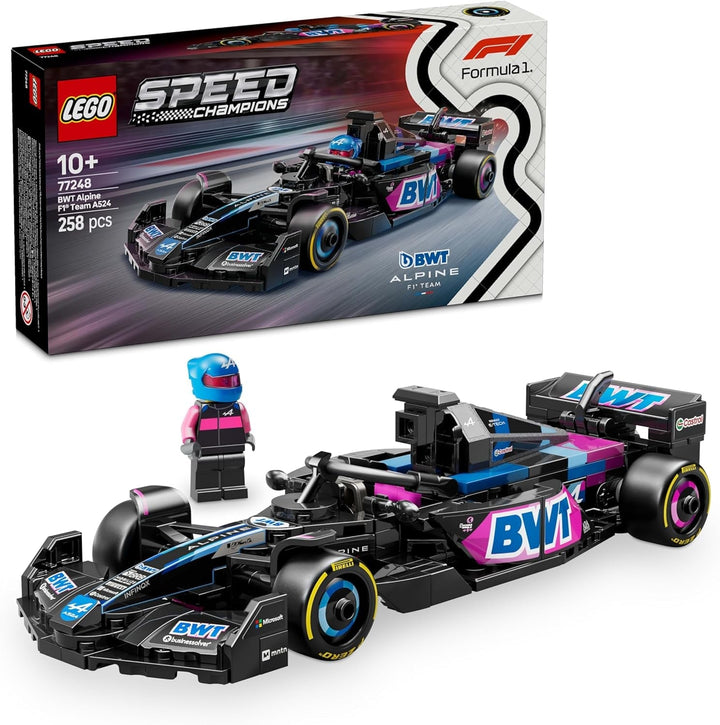 LEGO Speed Champions Mercedes-Amg F1 W15 Race Car - Jucărie cu minifigurină Formula 1 - Model de mașină de colecționat și construit - Cadou pentru băieți și fete 10+ sau fani adulți 77244
