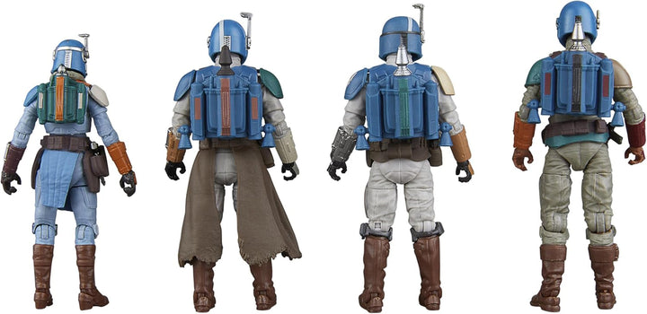 Star Wars Colecția Vintage Mandalorian Shriek-Hawk, 4-Pack Mandalorian, Scala 9.5 Cm