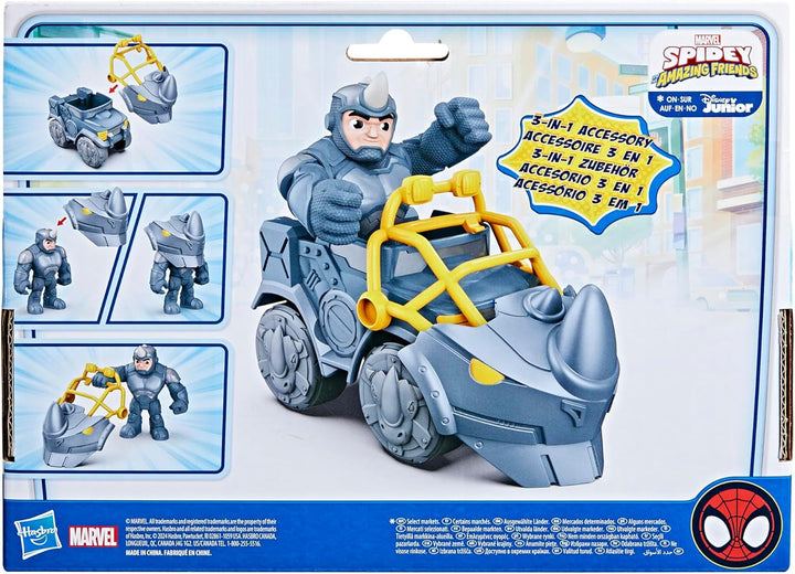 Set de jucării Marvel Spidey And His Super Friends Rhino-Mobile Action figures Naty Shop