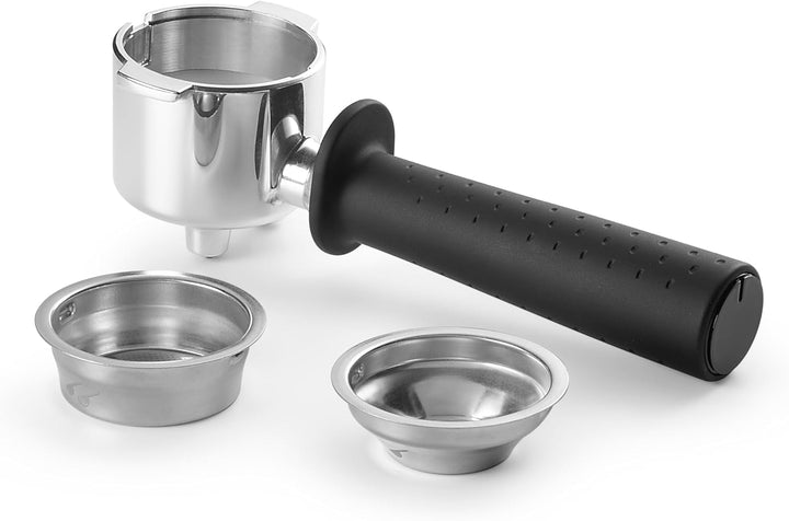 De'Longhi Stilosa EC 230.BK - Mașină espresso tradițională cu portafilter, mașină espresso cu spumă de lapte manuală, pentru pulbere espresso, rezervor de apă de 1 litru, negru, 1100 W