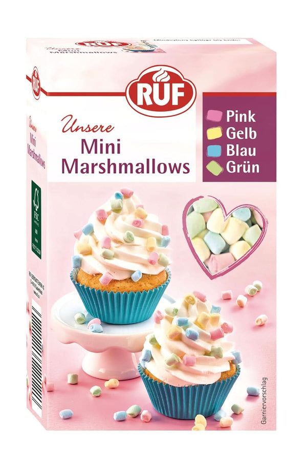 RUF Mini Marshmallows, culori pastelate, 45 grame