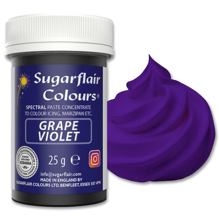 Sugarflair Spectral Eucalyptus Lebensmittelfarbe Paste, Hochkonzentrierte Lebensmittelfarbe Für Buttercreme, Zuckerpaste, Royal Icing, Kuchenmischungen Und Mehr! Lebensmittelfarbstoff - 25G