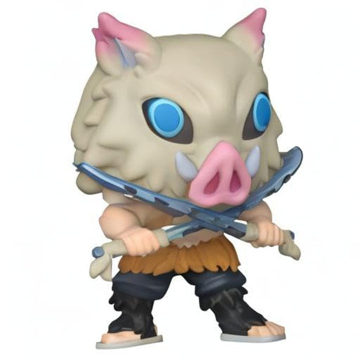 Funko Pop! Animation: Demon Slayer - Inosuke Hashibira - Figurină de colecție din vinil - Idee de cadou - Marfă oficială - Jucării pentru copii și adulți - Fanii anime - Figură model pentru colecționari