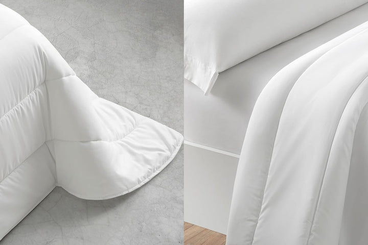 Degrees Home - 4 Estaciones - Plapumă nordică, 180 Cm, 2 plapume. Iarna: Fibre 270 G/M2; Vara 170 Gr/M2-260X240 Cm