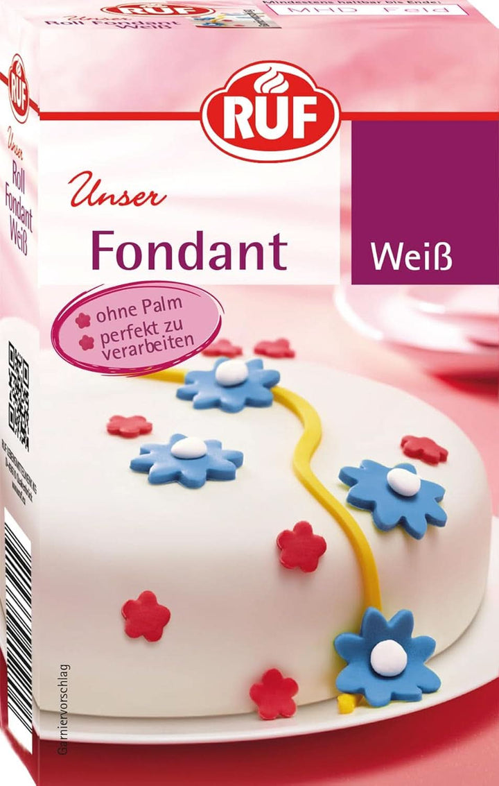 RUF Fondant, potrivit pentru modelarea figurilor, florilor și literelor,  250 grame