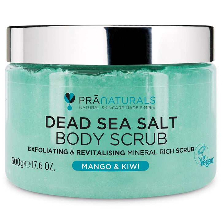 Pranaturals, Body Scrub cu sare de la Marea Moartă, 500 g