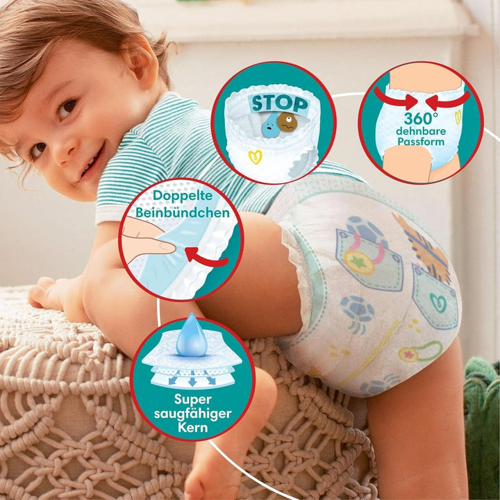 Pampers Windeln Pants Größe 5 Baby-Dry, 160 Windeln, 12Kg-17Kg, 360° Fit Hilft, Auslaufen Zu Verhindern