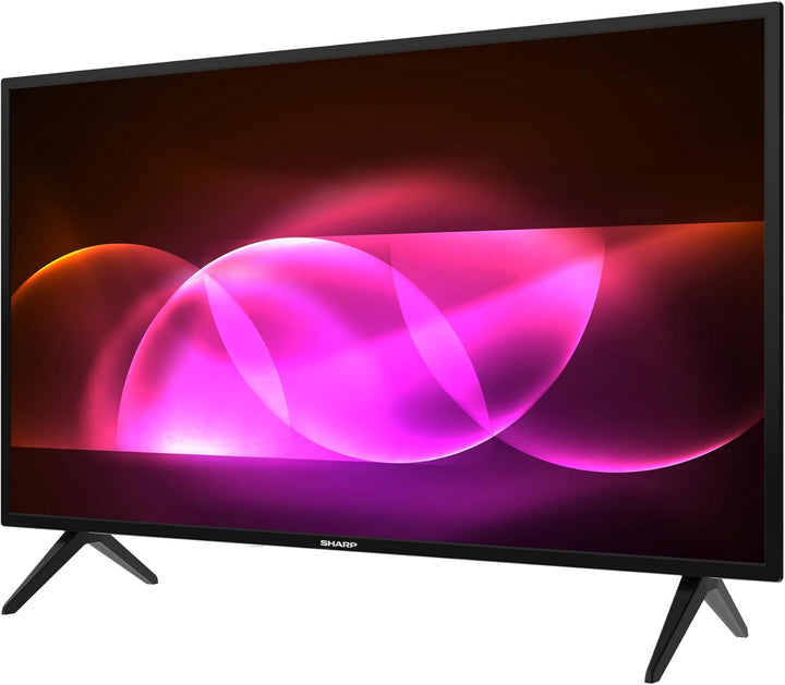 SHARP 40FA6E Full HD LED Fernseher 101 Cm (40 Zoll), 3X HDMI, 2X USB, VB-T/T2/C/S/S2 (MPEG4 + HEVC/H.265, Schwarz