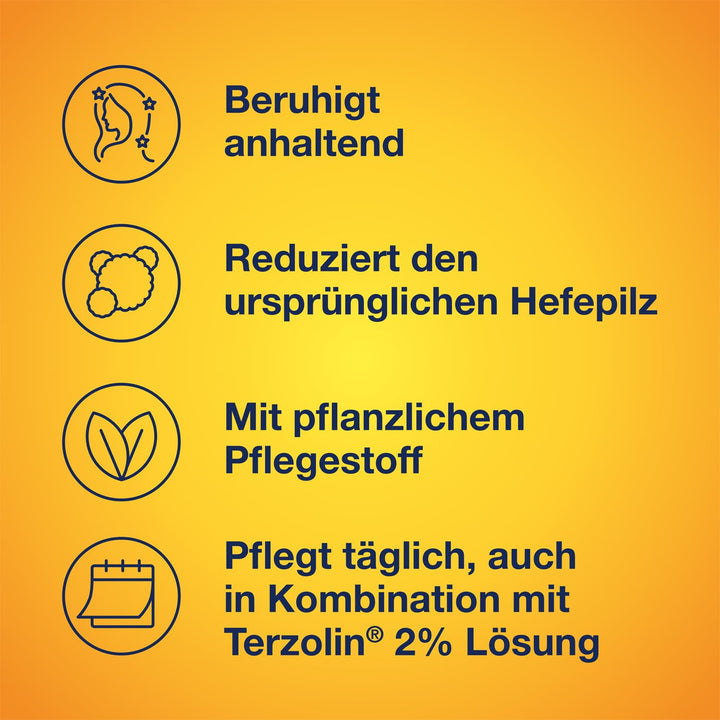 Terzolin Expert Anti-Juckreiz Shampoo - Bei Fettigen Schuppen Sowie Juckreiz - Feuchtigkeitsspendende Pflege Für Empfindliche Kopfhaut - 200 Ml