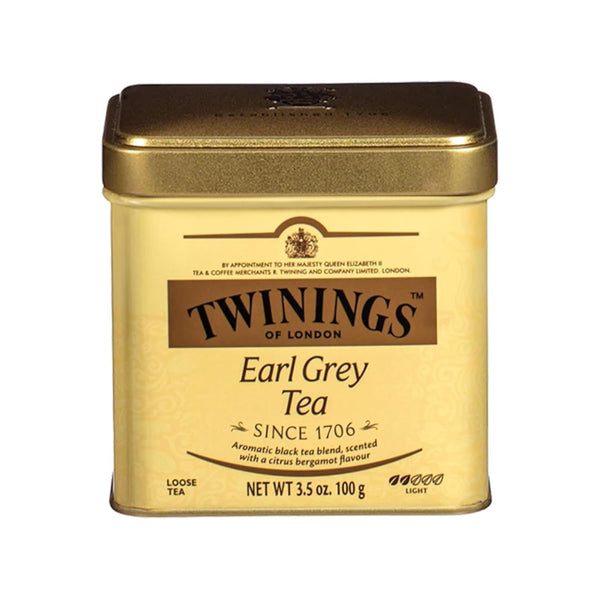 Earl Grey Loose Black Tea Tin, 3.53 Ounce Tin (Pack of 1), Flavoured with Citrus and Bergamot, Caffeinated, Enjoy Hot or Iced Tea USA Naty Shop Earl Grey 3.53 Ounce (Pack Of 1)