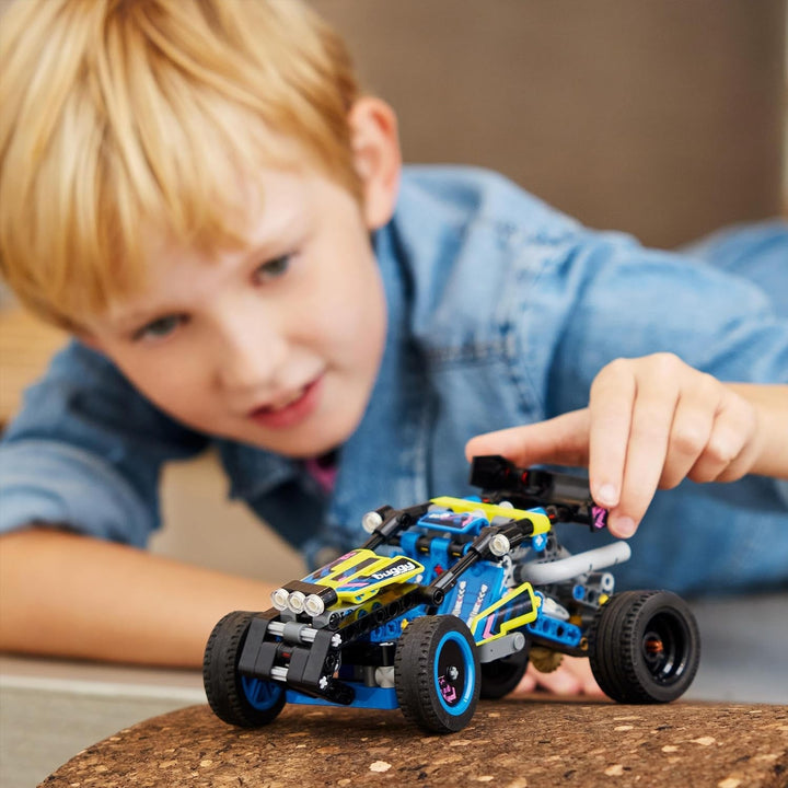 LEGO Technic Offroad Racing Buggy, jucărie auto pentru copii, kit pentru a construi o mașină de curse Buggy, cadou pentru băieți și fete de 8 ani, model mașină de raliu 42164