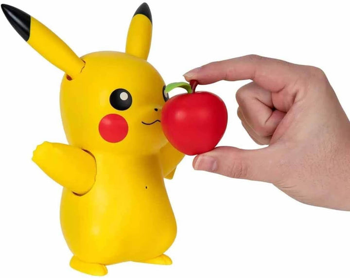 Pokémon PKW3330 - Deluxe My Partner Pikachu, Pikachu oficial cu lumină, sunet și mișcare