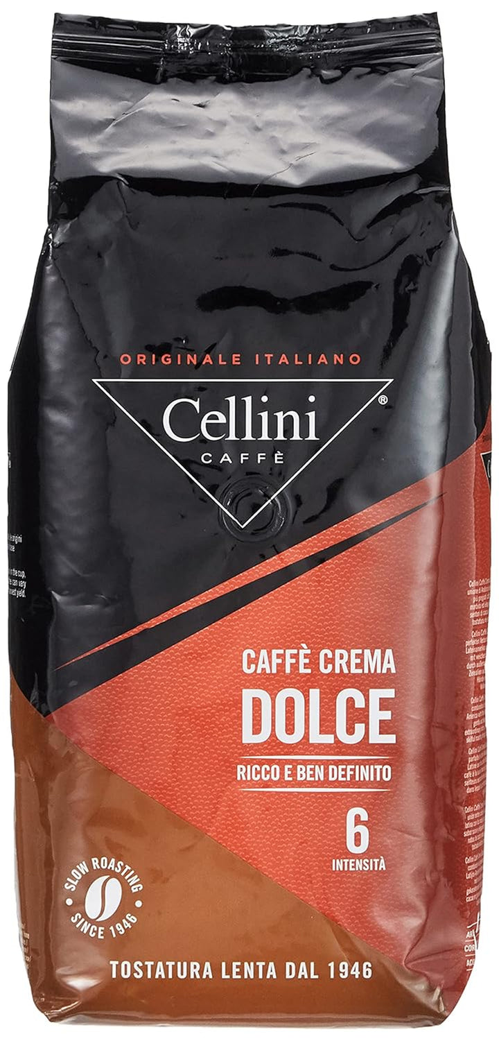 Cellini Caffè Crema Forte Ganze Bohne, 1000 G, 1Er Pack (1 X 1 Kg)