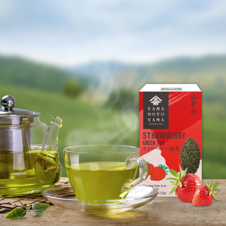 Strawberry Green Tea, 18 Bags Tea USA Naty Shop