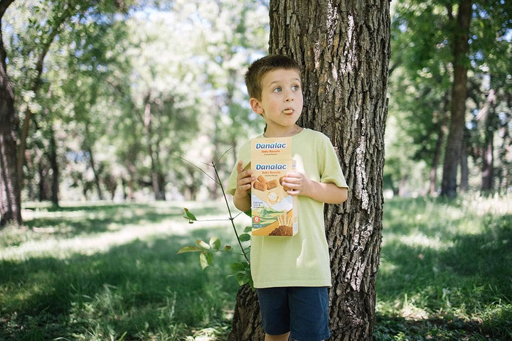 Danalac Babykekse Kakao, 120 G Snacks Und Nahrung Für Kleinkinder Ab 6 Monaten Mit Kalzium, Eisen Und Vitaminen