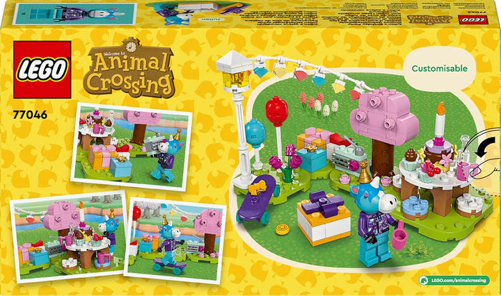 LEGO Animal Crossing Jimmy's Birthday Party, jucărie creativă pentru copii, set de animale cu personajul cal din jocul video, cadou pentru fete și băieți de la 6 ani 77046