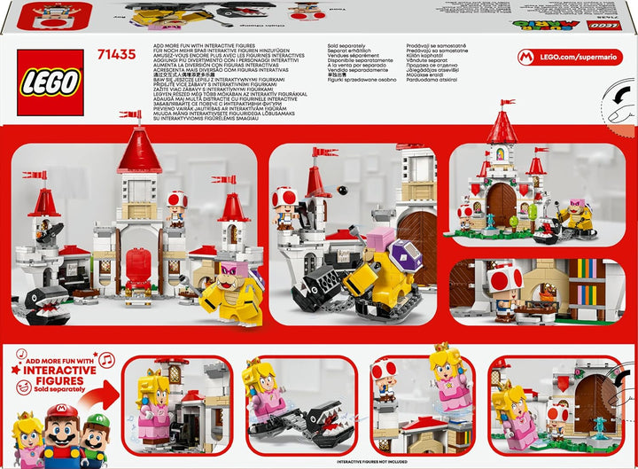 LEGO Super Mario Înfruntare cu Roy la Palatul Ciupercilor, set de aventură cu personaje Nintendo, cadou pentru fete, băieți și gameri de la 7 ani 71435