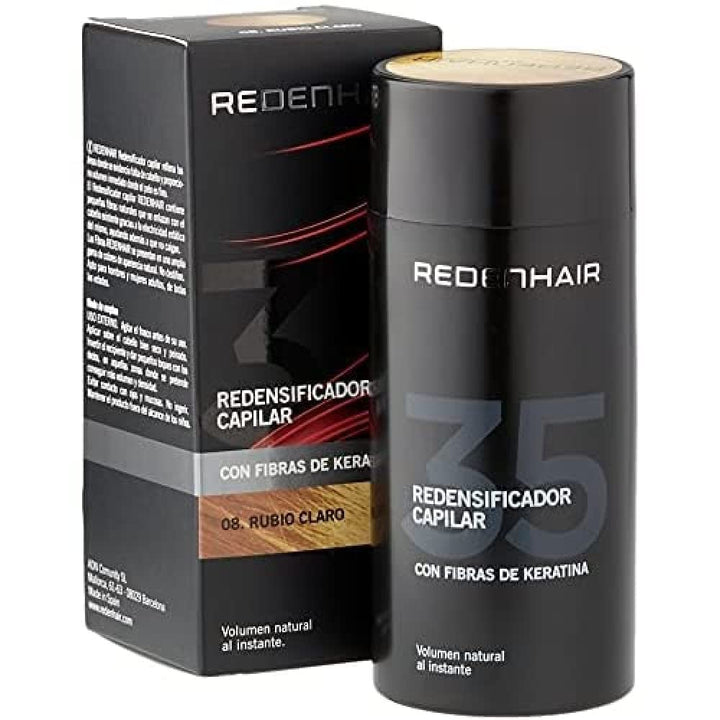 Redenhair Haarwuchsmittel - Haarfasern - Keratin-Haar-Mikrofasern - Verblasst Nicht - Regen-, Wind- Und Schweißbeständig - Alopecia Solution - Blondes Haar - 23 G