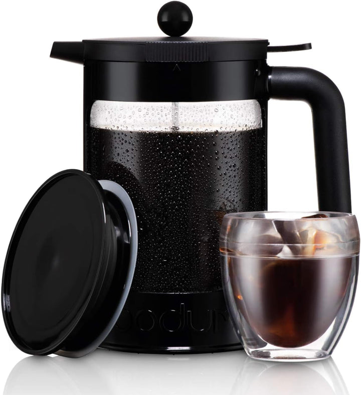 Bodum K11683 - 01 filtru de cafea cu boabe Cafea înghețată Plastic negru 12,5 X 20 X 22,7 cm 1,5 L