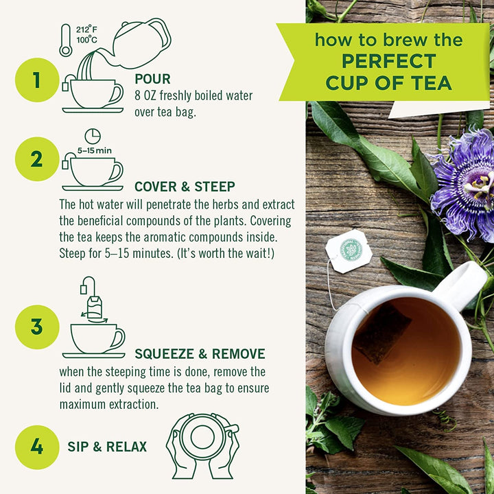 Organic Dandelion Leaf & Root Herbal Tea (Pack of 1), Supports Kidney Function and Healthy Digestion, 16 Tea Bags Total Tea USA Naty Shop